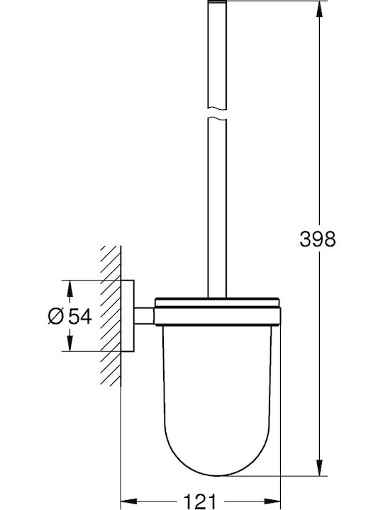 Grohe New Essentials Metallisch Badezimmer Toilettenbürste Warm Sunset