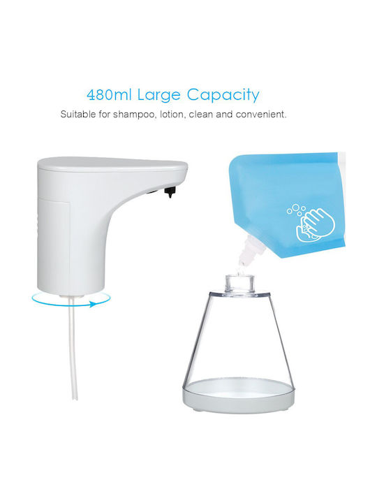 ProMedix PR-530 Επιτραπέζιο Dispenser Πλαστικό με Αυτόματο Διανομέα Διάφανο