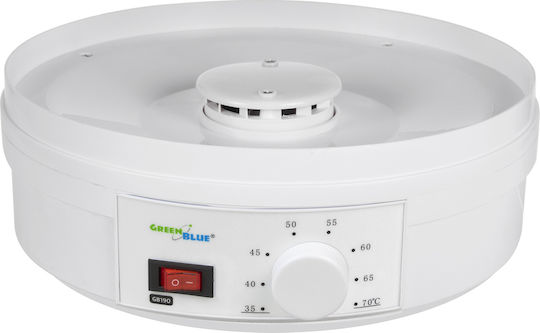 Green Blue GB190 Dehidrator alimentar cu 5 rafturi și temperatură reglabilă 35-70°C