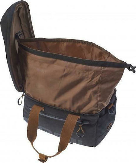 Basil Miles Topcase Sack Voyage 7lt Black Fabric L32xW19xH20.5cm