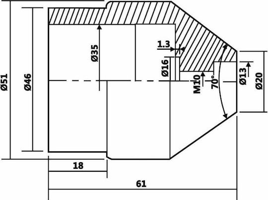 vidaXL 146688 Εξάρτημα Τόρνου