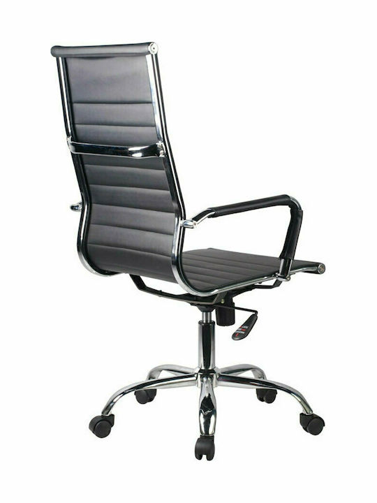 Carol Office Chair with Fixed Arms Black Liberta