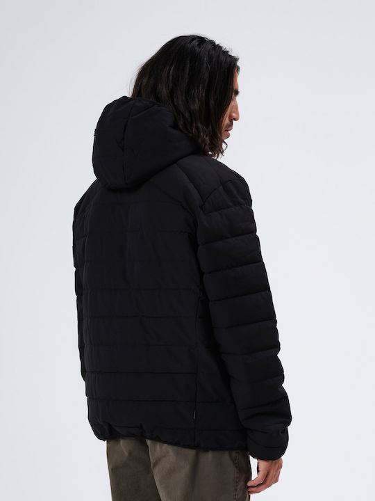 Зимно мъжко яке Puffer Черно 212.EM10.29-Черен