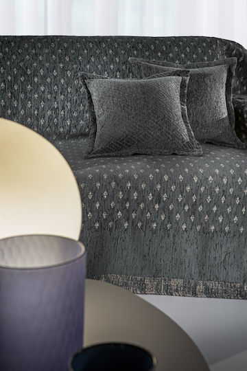 Guy Laroche Триместен диван Throw 2 Страни Intima 180x300см. Титан
