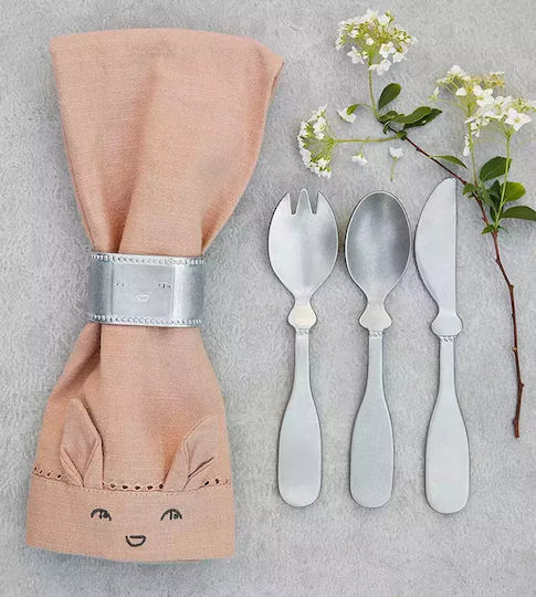 Elodie Details Inel de șervețel Argintiu 1pcs