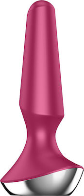 Satisfyer Plug-ilicious 2 Play Vibrator Analplug mit kabelloser Funktion und Vibration Berry