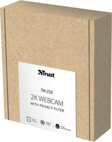 Trust TW-250 Web Camera 2K με Autofocus 24421