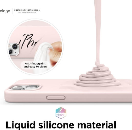 Elago Premium Back Cover Σιλικόνης 0.2mm Lovely Pink (iPhone 13 mini)