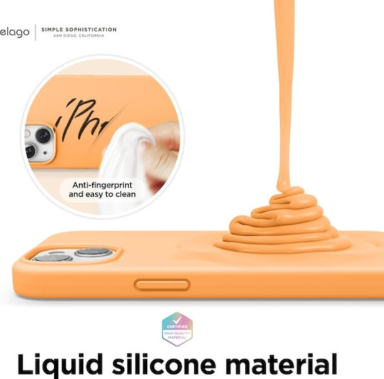Elago Premium Back Cover Silicone Orange (iPhone 13)