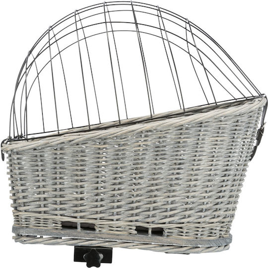 Trixie Waterproof Dog/Cat Carrying Gray Basket for 8kg Pets L35xW55xH49cm