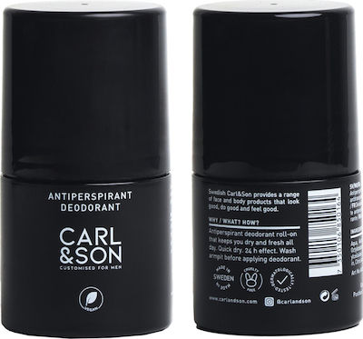 Carl & Son Antiperspirant Deodorant Roll-On 50ml
