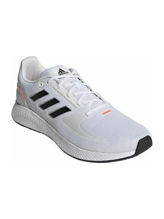 Runfalcon 2.0 Herren Sportschuhe Laufen Cloud White / Core Black / Solar Red