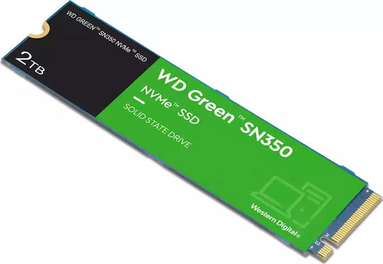 Western Digital Green SN350 SSD 2TB τύπου M.2 με σύνδεση PCI Express 3.0 WDS200T3G0C