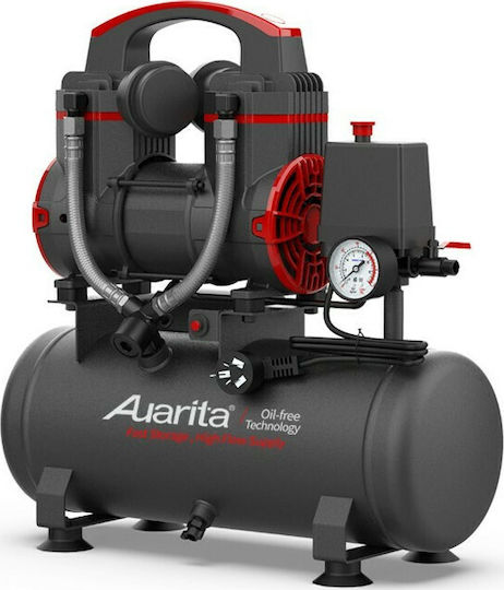 Auarita Single-Phase Air Compressors 70dB with Power 1.25hp and Airtank 8lt 501-1450X1-8