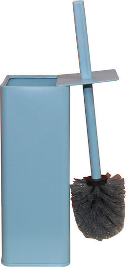 Viomes 85.185285/3 Plastic Toilet Brush and Basket Set Soft Close 13.5lt Light Blue