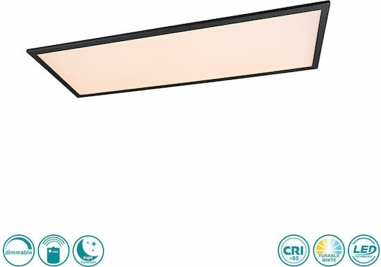 Trio Lighting Parallelogramm Vertieft LED Panel 33.5W mit Warm zu kühlem Weiß Licht
