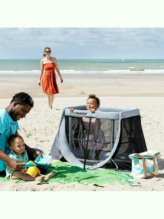 Aeromoov Aeromoov: Instant Travel Cot Playpen 2 Levels with Mattress Gray 130x92cm