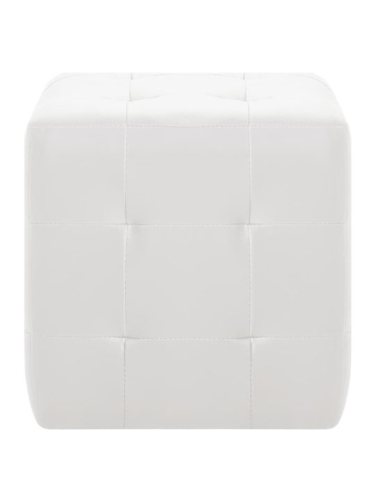 Bean Bag Chair Waterproof White 2pcs 30x30x30cm
