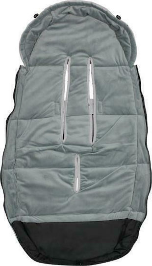Dooky Crown Universal Kinderwagen-Fußsack Light Grey 98x50εκ.