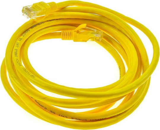 U/UTP Cat.6e (High Speed) Καλώδιο Δικτύου Ethernet 3m Κίτρινο
