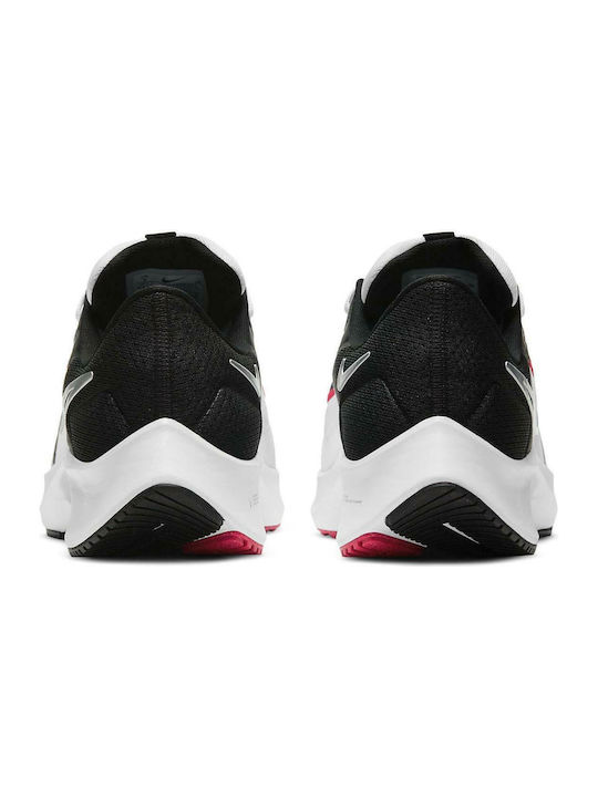 Air Zoom Pegasus 38 Sport Shoes Running White / Black / Flash Crimson / Metallic Silver