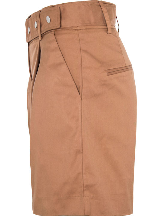 Cherri Women's High-waisted Shorts Brown