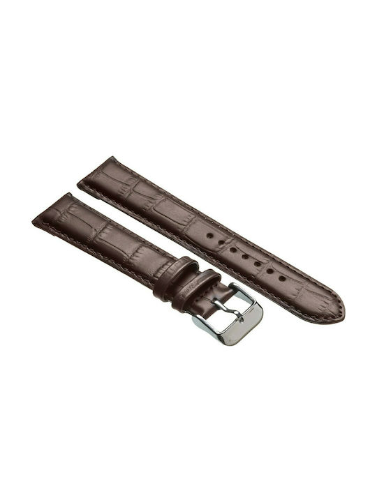 Tzevelion ART521 Leather Strap Brown 12mm