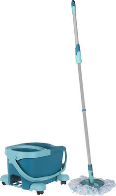 Leifheit Bucket Set with Mop Clean Twist Mop Ergo Turquoise 1pcs 52102