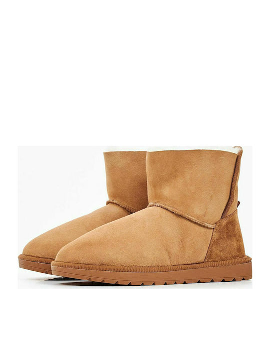 Tamaris Wildleder Damen Knöchelstiefel Tabac Braun