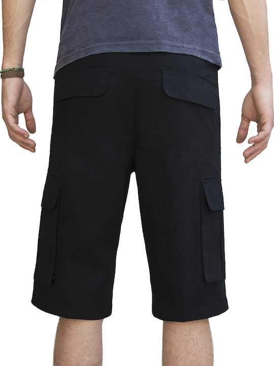 Oxford Home Herrenshorts Cargo Schwarz