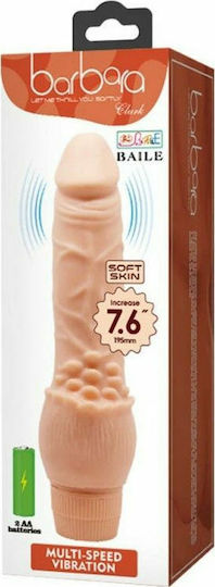 Baile Barbara Clark Realistic Vibrator 19.5cm Flesh