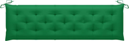 vidaXL Garden Chair Cushion with Backrest Green 180x50cm