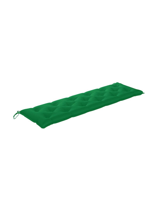 vidaXL Garden Chair Cushion with Backrest Green 180x50cm
