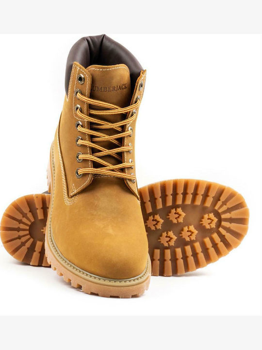 River Leather Boots Yellow / Brown