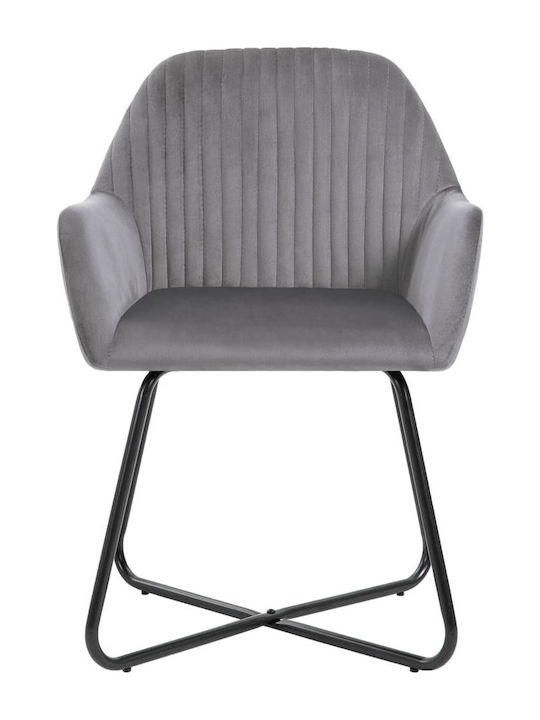 Stühle Speisesaal Gray 4Stück 61x61x84cm