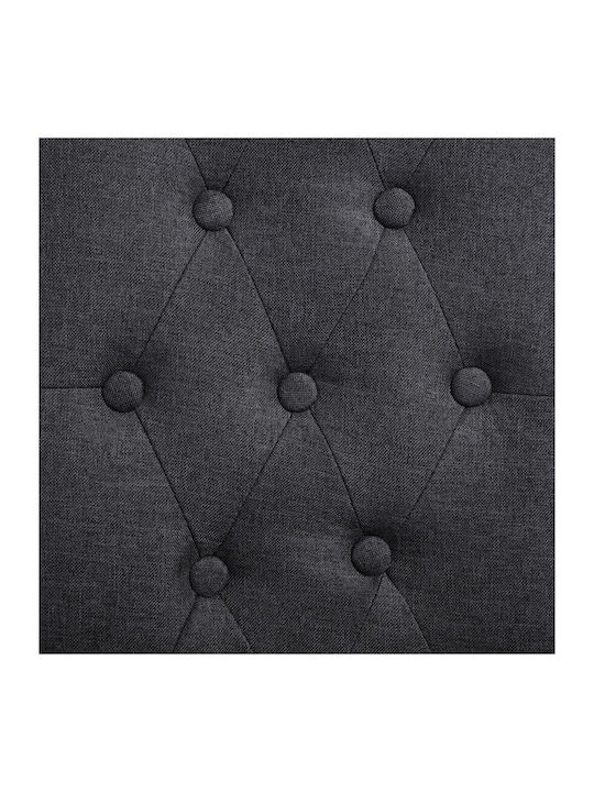 Dining Room Fabric Chair Dark Grey 42x57x95cm 4pcs