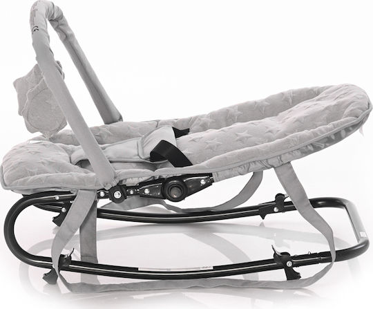 Lorelli Manual Baby Relax Eliza Luxe Silver Blue Stars for Child up to 9kg