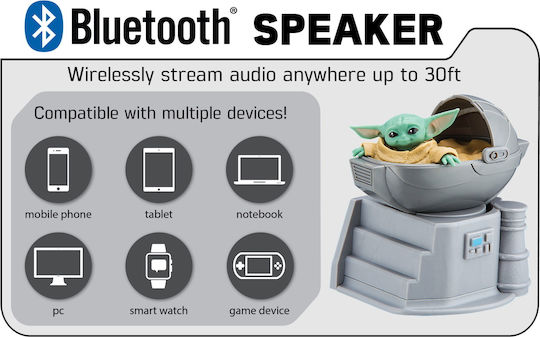 eKids Star Wars: The Child Ηχείο Bluetooth Ασημί
