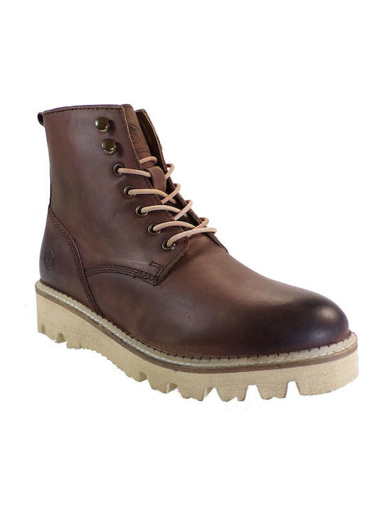 Jadon Leather Tabac Brown Boots Anatomical
