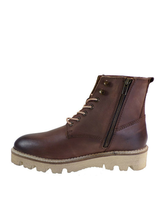 Jadon Leather Tabac Brown Boots Anatomical