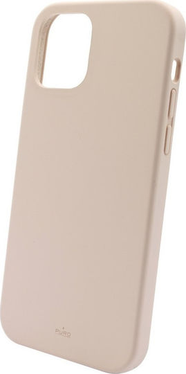 Puro Icon Anti-Microbial Back Cover Σιλικόνης Ροζ (iPhone 13 Pro Max)