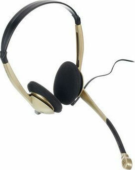 Koss CS100 On Ear Multimedia Headphone with Microphone USB-A Gold