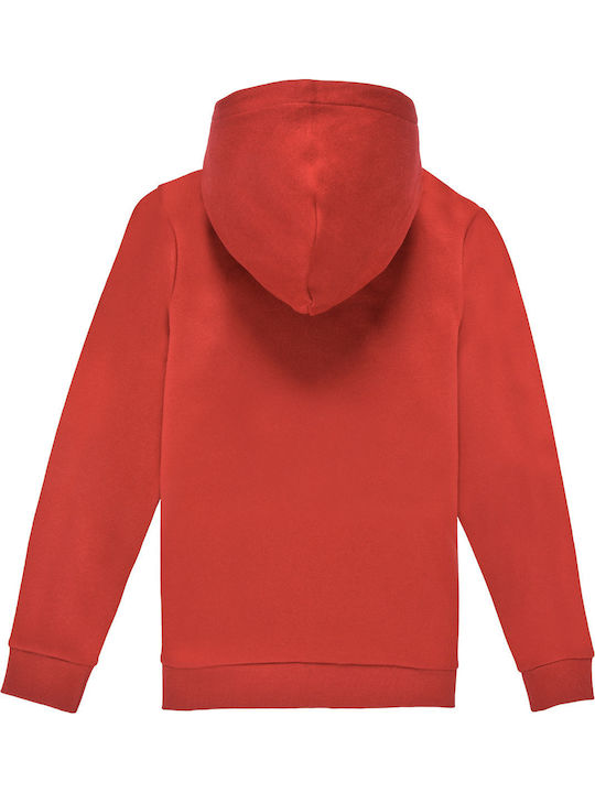 Jack & Jones Kids Sweatshirt with Hood and Pocket Red