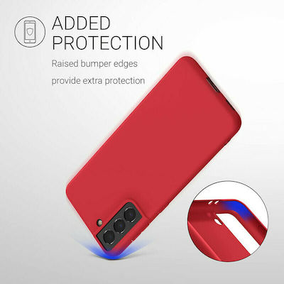 KWmobile Silicone Back Cover Rococco Red (Galaxy S21 5G)