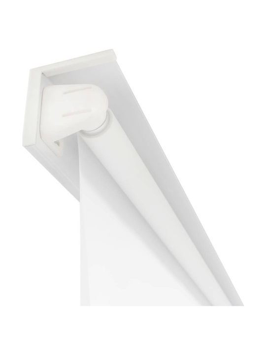 vidaXL Κουρτίνα Μπάνιου Υφασμάτινη Ρολό 120x240 cm Λευκό