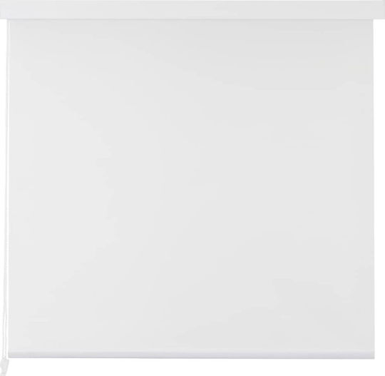 vidaXL Fabric Shower Roller Curtain 120x240cm Λευκό