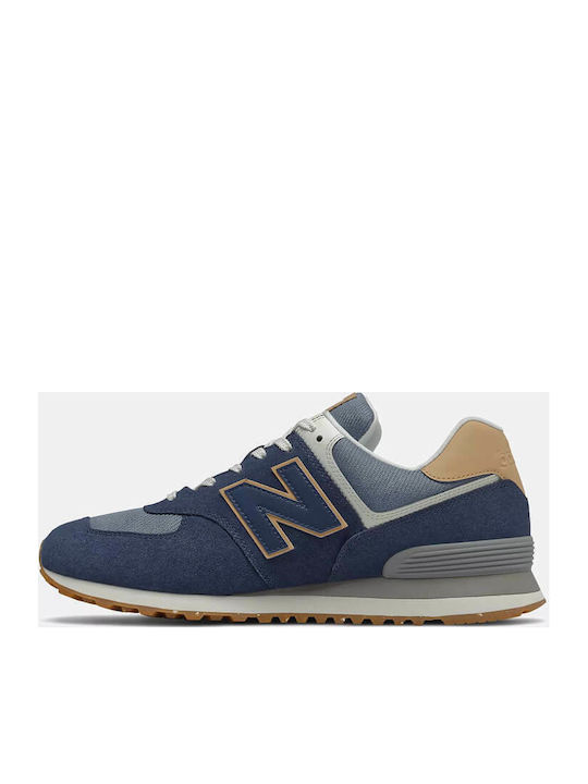 New Balance 574 Ανδρικά Sneakers Μπλε