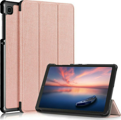 Tri Fold Flip Cover Synthetic Leather Rose Gold (Galaxy Tab A7 Lite)