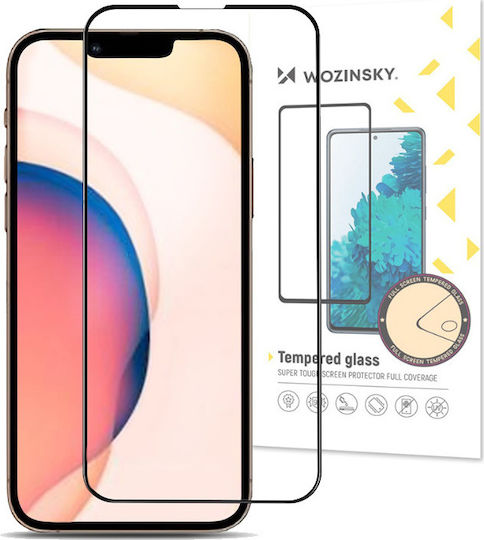 Wozinsky Full Glue Full Face Tempered Glass Μαύρο (iPhone 17e / 16e / 14 / 13 / 13 Pro)