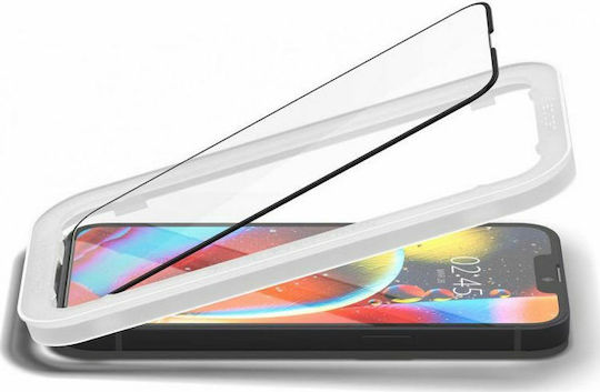 Spigen GLAS.tR ALIGNmaster 0.3mm Full Face Tempered Glass 2τμχ Μαύρο (iPhone 17e / 16e / 14 / 13 / 13 Pro)